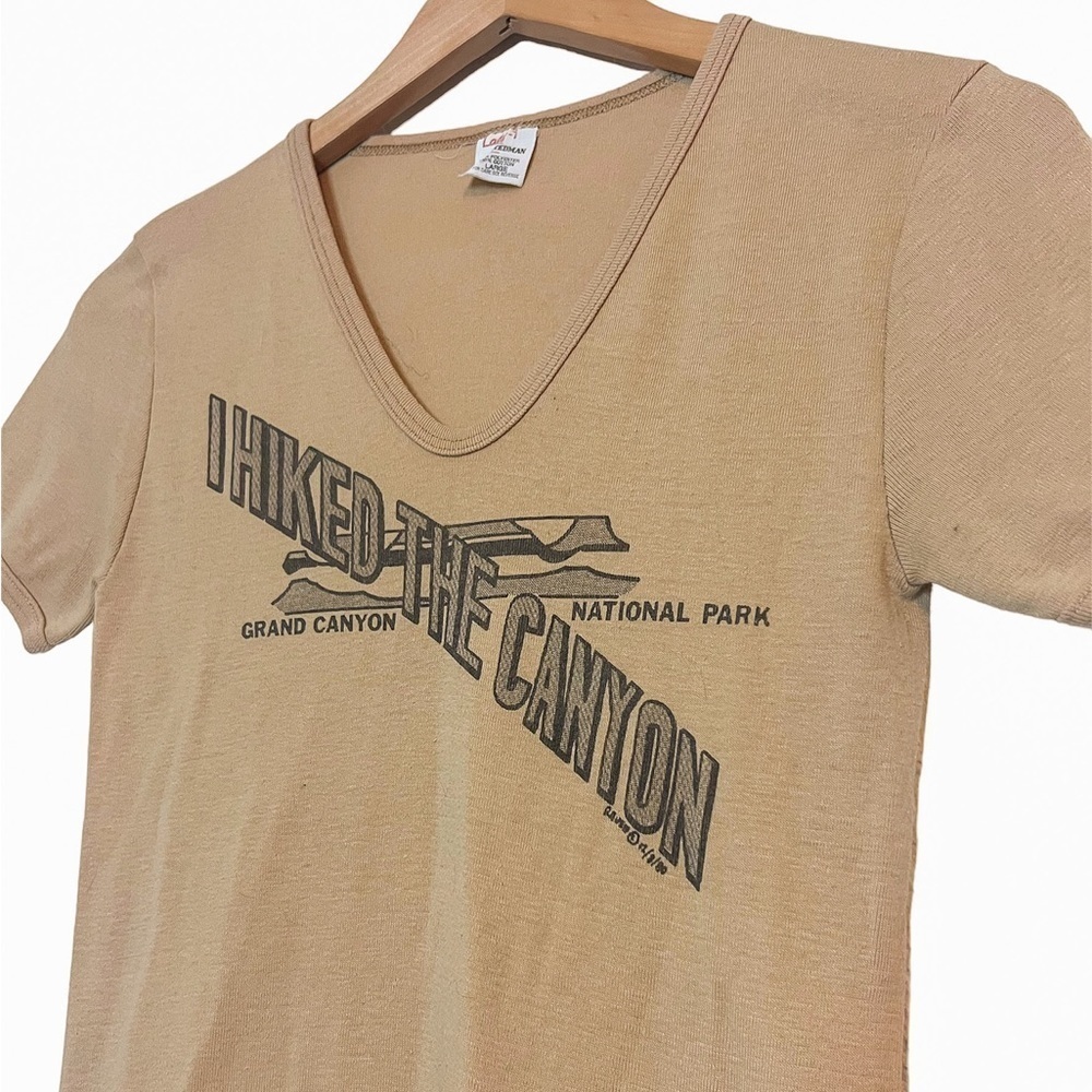 Vintage 90s Stedman Lady-T Grand Canyon I Hiked the Canyon” Graphic Tee Large